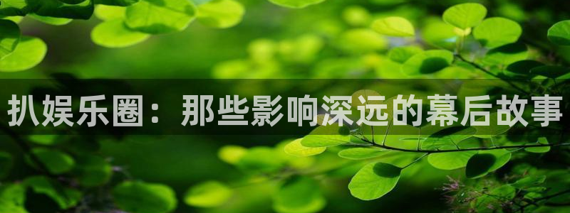 门徒娱乐正版下载：扒娱乐圈：那些影响深远的幕后故事